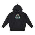 Essential Oversized Boxy Fit Fleece Hoodie